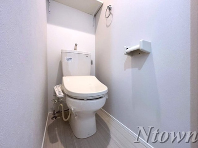 【トイレ】 | ハーモニーテラス向島町 | 落ち着いたトイレです