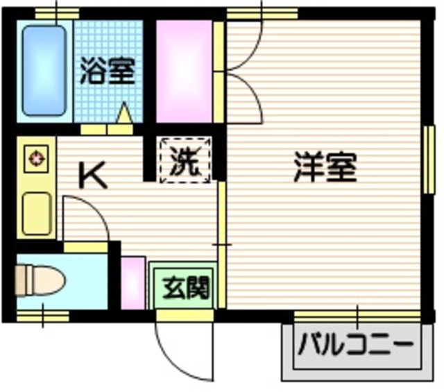 ハイツKASUMIの間取り|間取り
