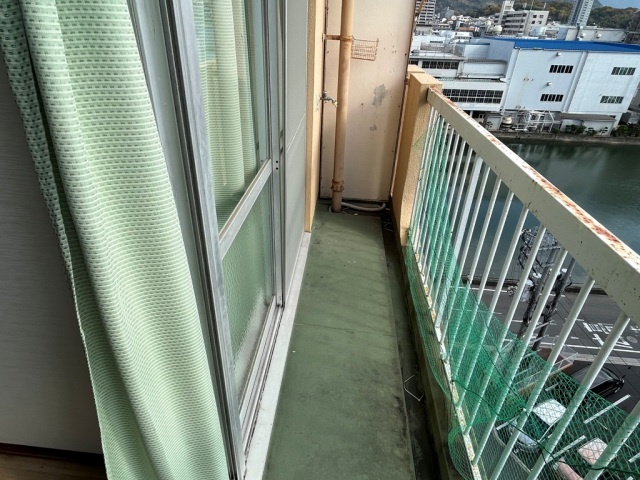 東洋コーポラスのバルコニー