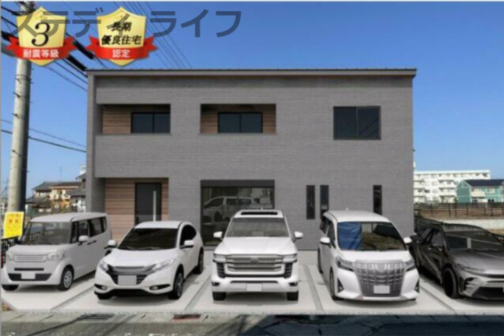 瑞穂市 穂積（穂積駅） 2階建 ５ＬＤＫの外観|完成予定図になります