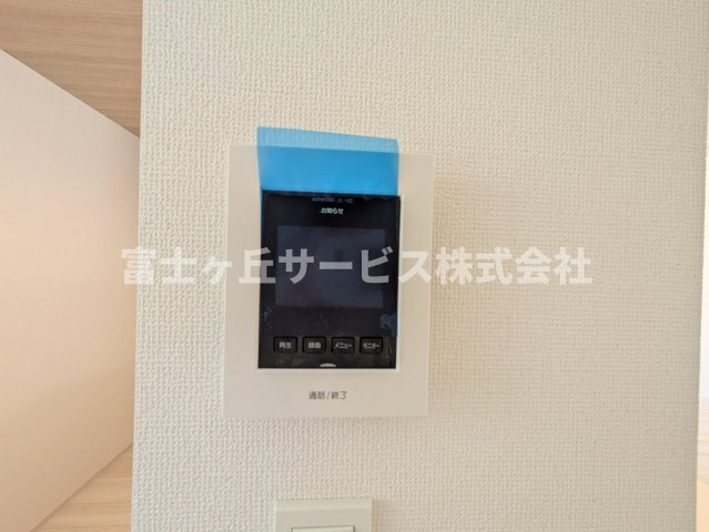 【セキュリティ】 | 磐田市東新町2丁目 新築一戸建て | TV付インターホンです