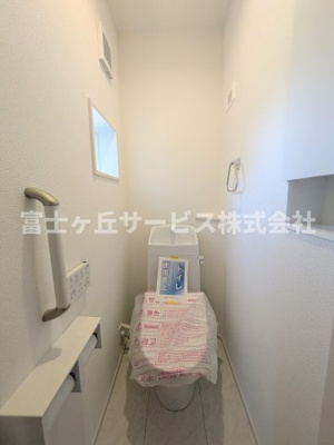【トイレ】 | 磐田市小島 新築一戸建て | １F2F同タイプのトイレがあります