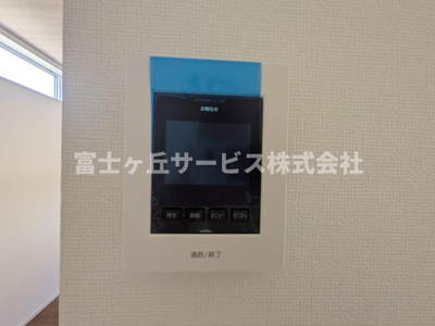 【セキュリティ】 | 磐田市小島 新築一戸建て | TV付インターホンです