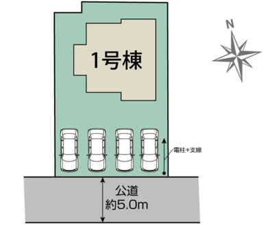 【区画図】 | 磐田市小島 新築一戸建て | 区画図です