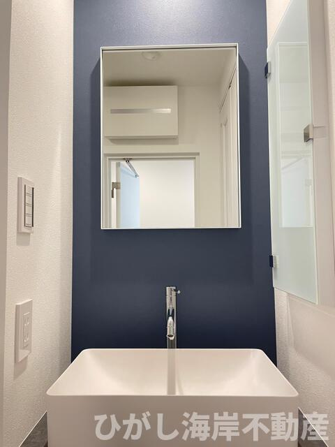 茅ヶ崎ニューライフ２号棟の独立洗面台| 洗面化粧台