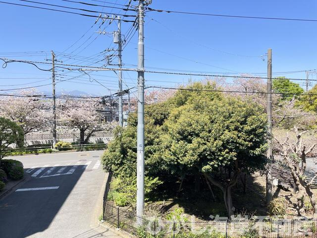 茅ヶ崎ニューライフ２号棟の展望|北側バルコニーからの眺望 