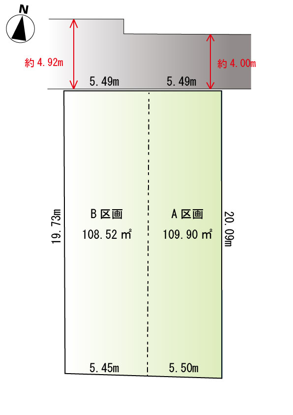 練馬区富士見台３丁目・土地の土地図