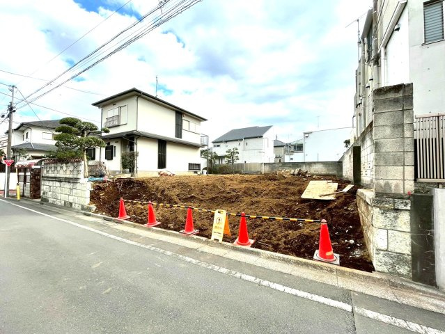 練馬区富士見台３丁目・土地の前面道路含む現地写真