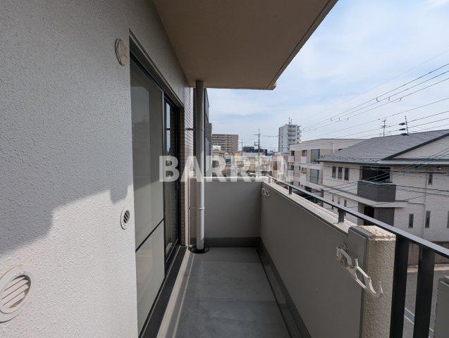 メルヴェユ伊丹のバルコニー