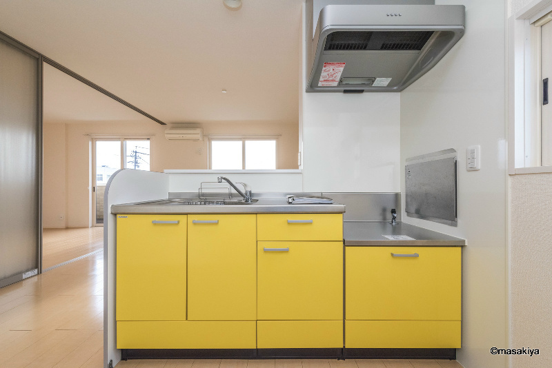 River Greenのキッチン|カウンターキッチン