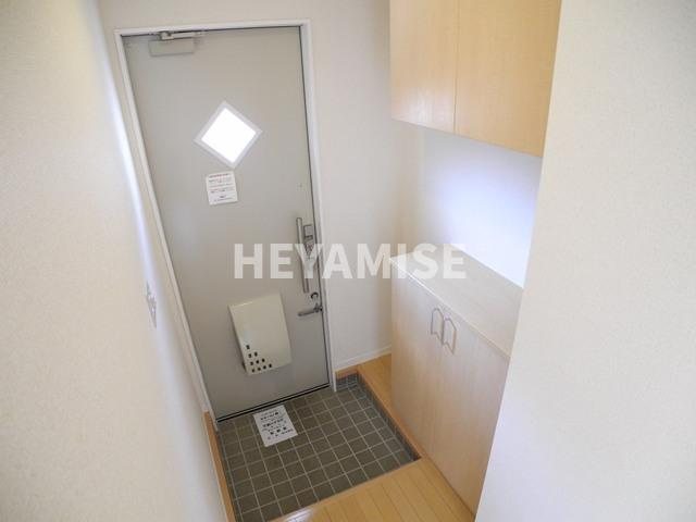 カーサ・チェレステA棟の玄関