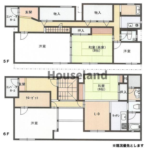 カトレアビルの間取り