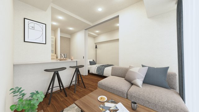 SYFORME WASEDAの内装|予想図※家具家電は付帯しません