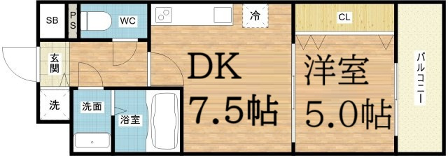 【間取り】 | (ワンルーフフラットフクシマ)