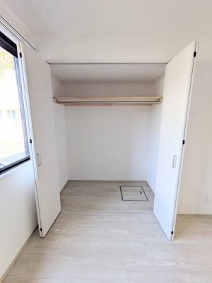 クローゼットが各部屋にあります！