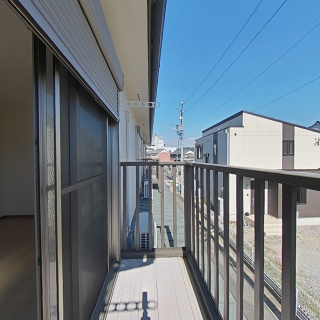 岐阜市島栄町２丁目の一戸建てのバルコニー