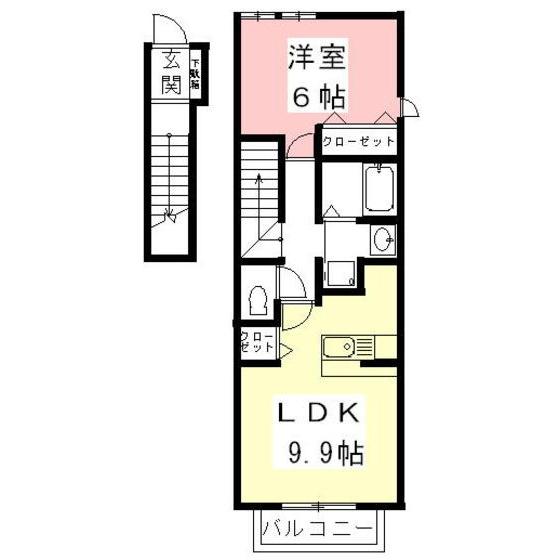 フィオーレⅡの間取り
