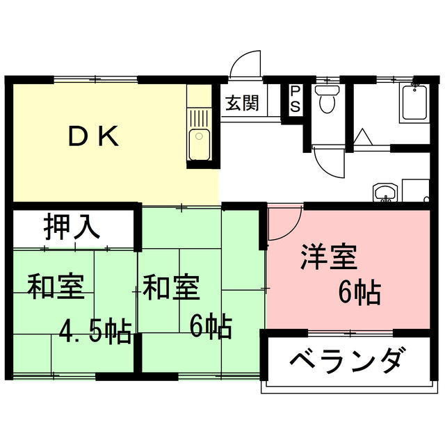 ロイヤル渡辺の間取り