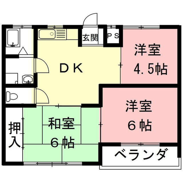 ロイヤル渡辺の間取り