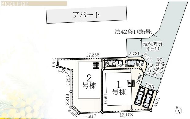 伊勢原市沼目５丁目新築戸建て　第26-2号棟の区画図|区画図「伊勢原市沼目５丁目新築戸建て」