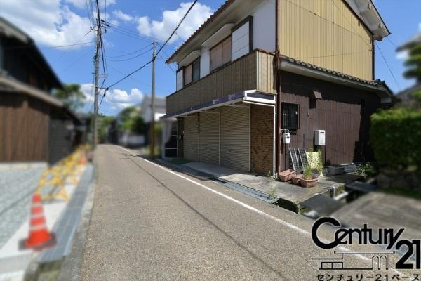 葛城市長尾の売地の前面道路含む現地写真