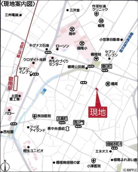 碧南市汐田町第1　全2棟・1号棟のその他|交通アクセス図です。