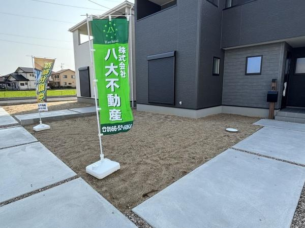 高浜市神明町第3　全5棟・1号棟の庭|ウッドデッキやBBQ。想像が膨らむお庭