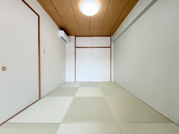 ライオンズグローベル逗子の丘の和室|和室６帖！リビングに繋がる和室です。