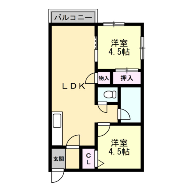 コートNAOの間取り