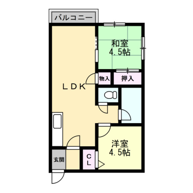 コートNAOの間取り
