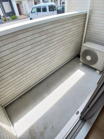 フランフランサクラＢ棟のバルコニー