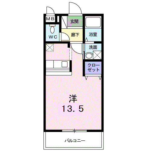 インター久留米ＳＵＲの間取り