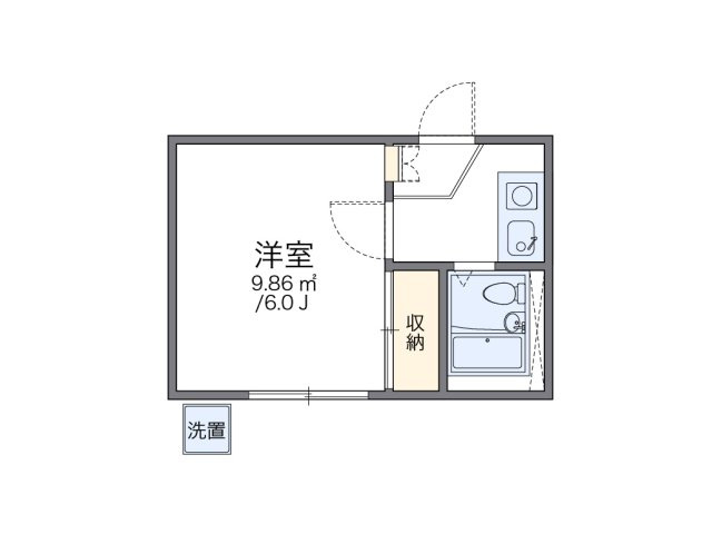 レオパレス岡崎公園の間取り