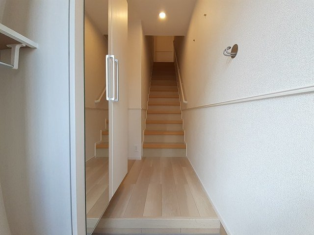 ベルモア長附の玄関