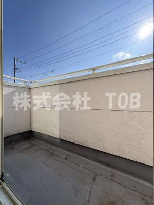 【バルコニー】 | SHUKURA白糸台1号棟 | 2F　洋室5.5帖　バルコニー※クリーニング完了前※