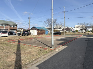 【外観】 | 秋田市土崎港中央六丁目　土地 | 敷地内には、NTTの電柱と支線があります。原則として、移設・撤去等はできませんのであらかじめご承知おき下さい。