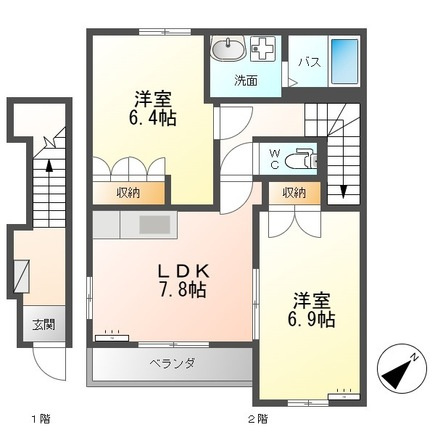 ＬＲ（エルアール）の間取り|間取図