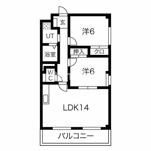 シャンテタチバナの間取り