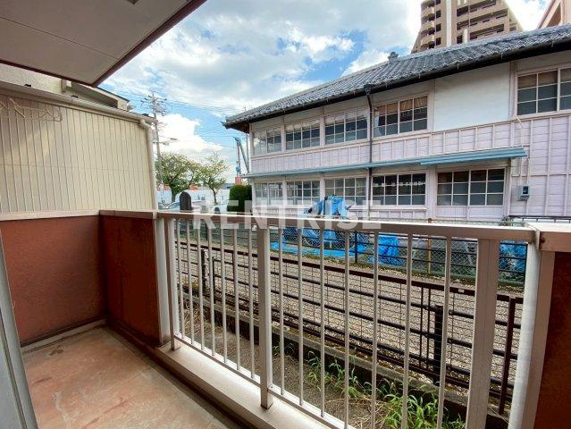 メルシー寿Eのバルコニー