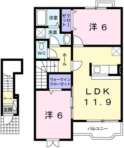 パレ・ロジュマンの間取り