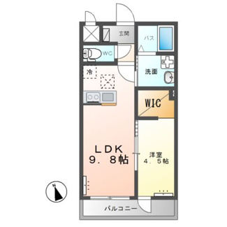 【間取り】 | つくば市上横場新築アパートA棟（仮
