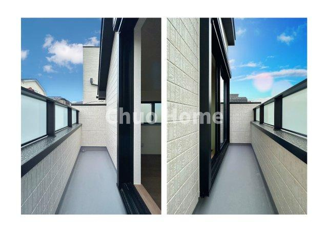 江戸川区南篠崎町1丁目新築分譲住宅のバルコニー|バルコニー