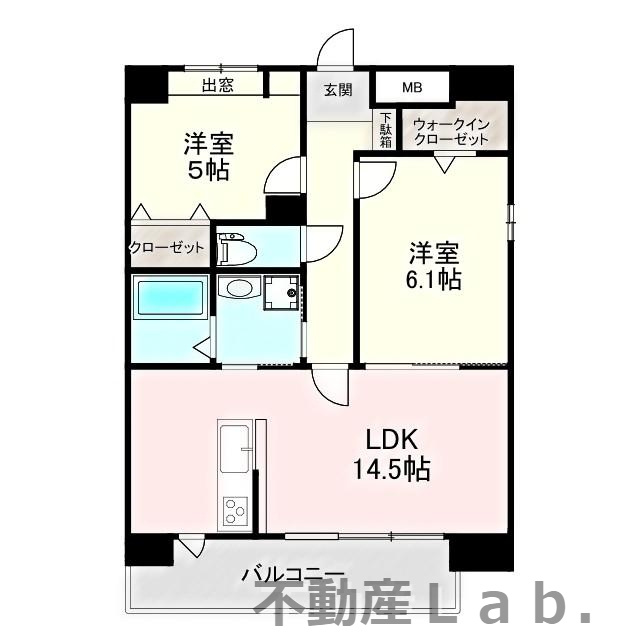 ａｒｉｅｔｔａ　ｕｔｏの間取り