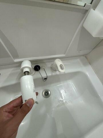 岡村戸建の洗面所