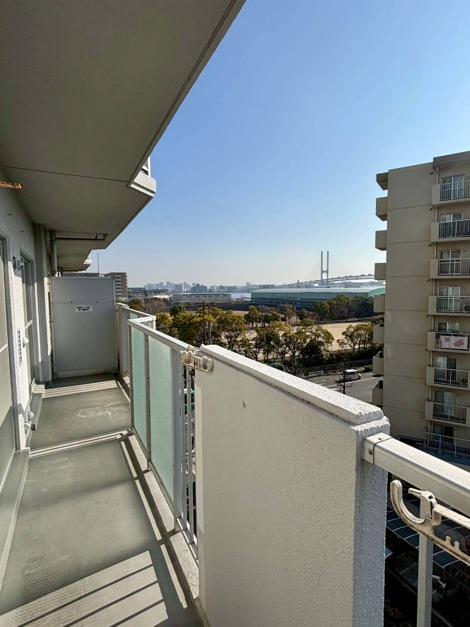 ユニハイム魚崎Ⅲ号棟のバルコニー|バルコニー