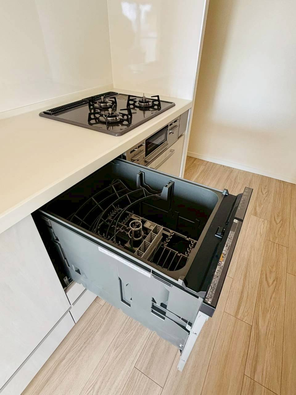 ユニハイム魚崎Ⅲ号棟のキッチン|食器洗浄乾燥機