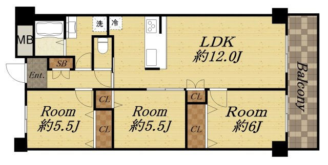ジョイプレミオの間取り