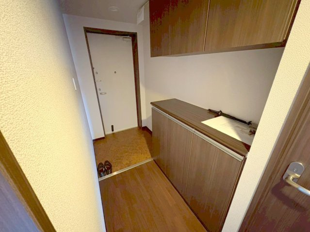 ジョイプレミオの玄関|落ち着いた玄関です