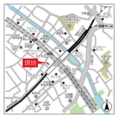【地図】 | ウェルスクエア中目黒