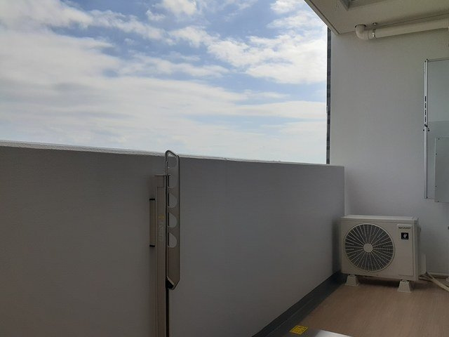 ムーンヒルズ大阪のバルコニー